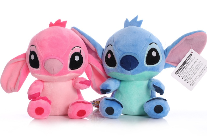 Set 2 Jucarii de Plus Lilo si Stitch de 20 cm